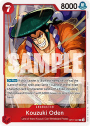 Kouzuki Oden OP17-007 (The World's Strongest Warriors)