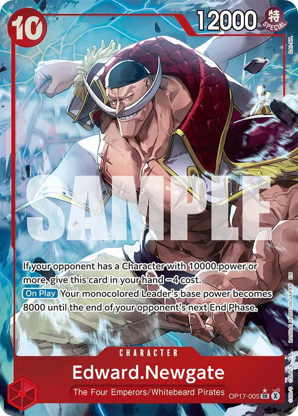Edward.Newgate (005) (Alternate Art) OP17-005 (The World's Strongest Warriors)