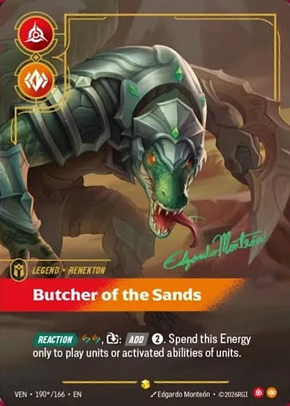 Renekton - Butcher of the Sands (Signature) 190*/166 (Vendetta)