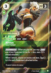 Riven, Shattered 041/166 (Riftbound Organized Play Promotional Cards)