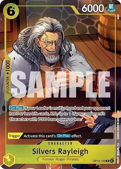 Silvers Rayleigh (One Piece Card Game Illustration Box Vol. 7) OP14-108 · Foil (One Piece Promotion Cards)