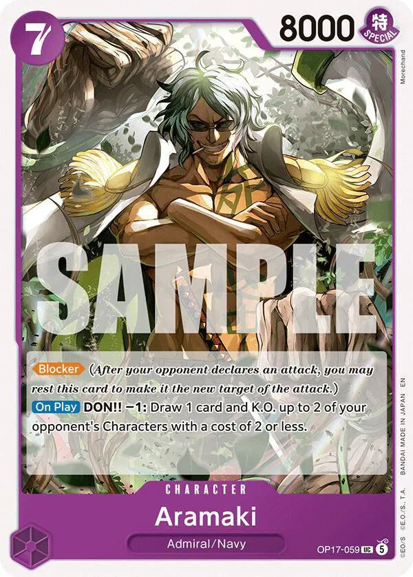 Aramaki OP17-059 (The World's Strongest Warriors)