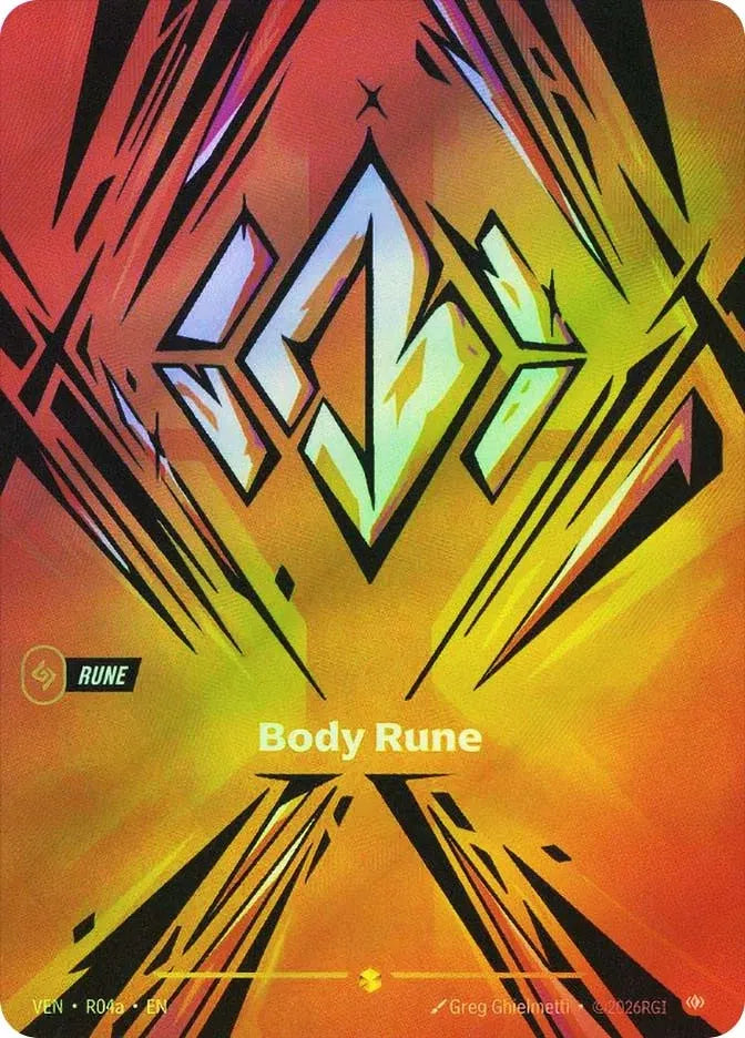 Body Rune (R04a) (Vendetta)