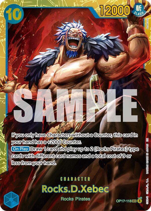 Rocks.D.Xebec OP17-118 (The World's Strongest Warriors)