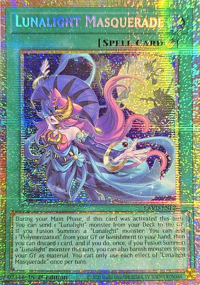 Lunalight Masquerade (Starlight Rare) LAVD-ENL26 (Legendary Arc-V Decks)