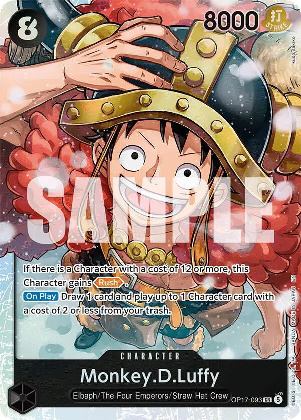 Monkey.D.Luffy (093) OP17-093 (The World's Strongest Warriors)