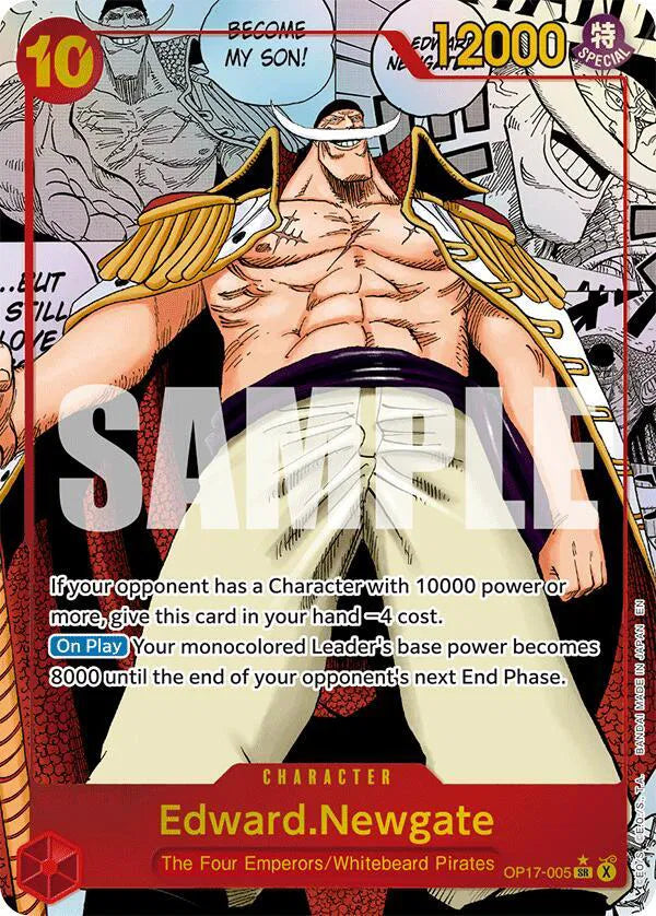 Edward Newgate (005) (Manga) OP17-005 (The World's Strongest Warriors)