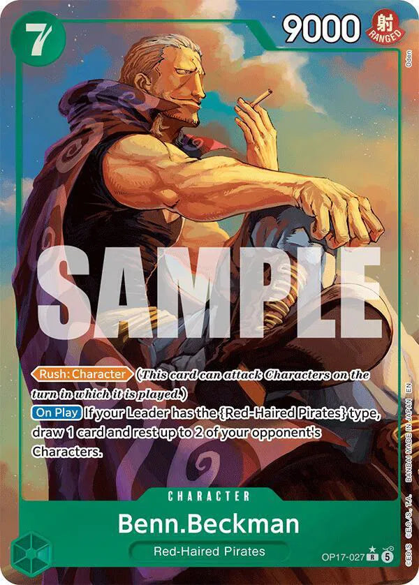 Benn.Beckman (Alternate Art) OP17-027 (The World's Strongest Warriors)