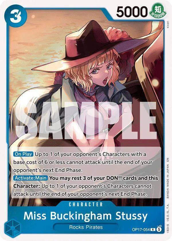Miss Buckingham Stussy OP17-054 (The World's Strongest Warriors)