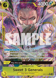Sweet 3 Generals (Alternate Art) OP17-114 (The World's Strongest Warriors)