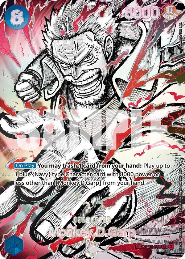 Monkey.D.Garp (OP12-056) (SP) (The World's Strongest Warriors)