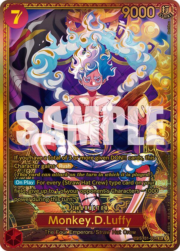 Monkey.D.Luffy (ST31-004) (SP) (The World's Strongest Warriors)
