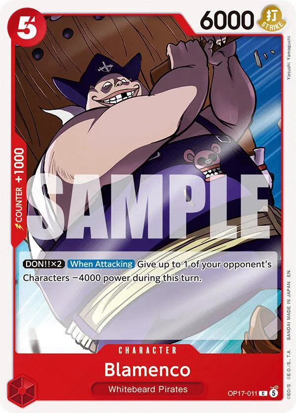 Blamenco OP17-011 (The World's Strongest Warriors)