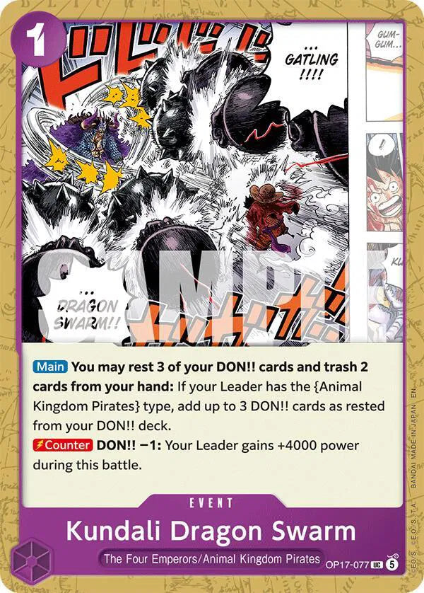 Kundali Dragon Swarm OP17-077 (The World's Strongest Warriors)