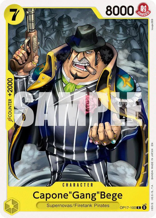 Capone"Gang"Bege OP17-100 (The World's Strongest Warriors)