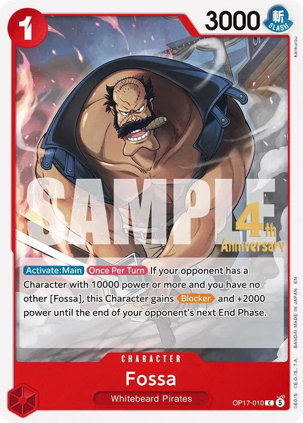 Fossa OP17-010 (The World's Strongest Warriors Release Event Cards)