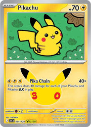 Pikachu 034/128 (30th Celebration)
