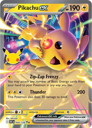 Pikachu ex 054/128 (30th Celebration)