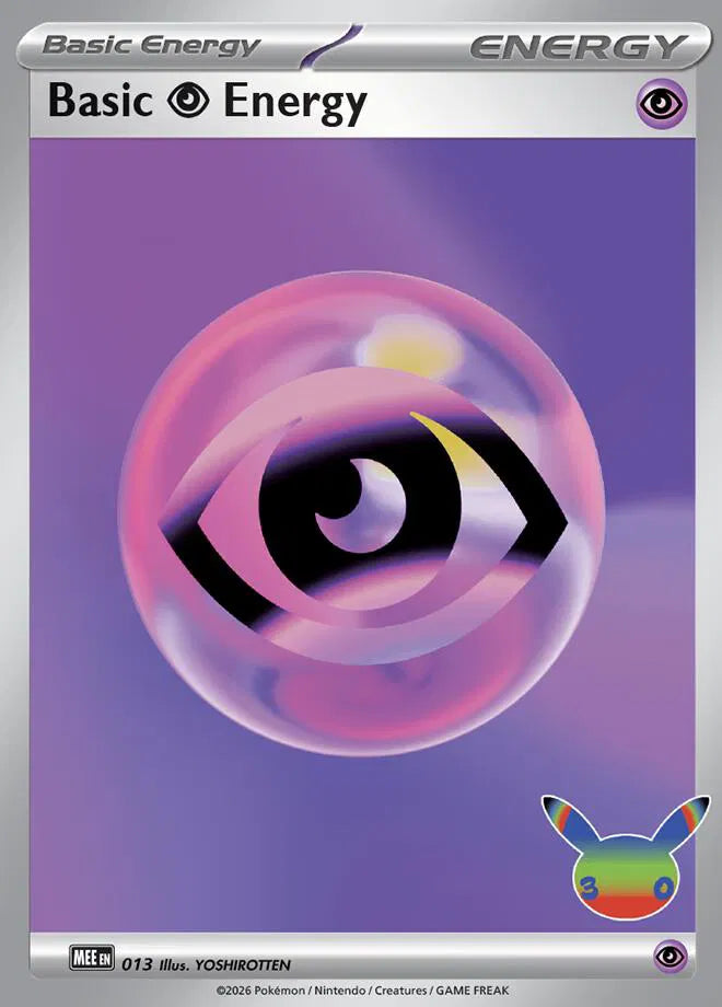 Basic Psychic Energy - 013 (30th Celebration) (MEE: Mega Evolution Energies)