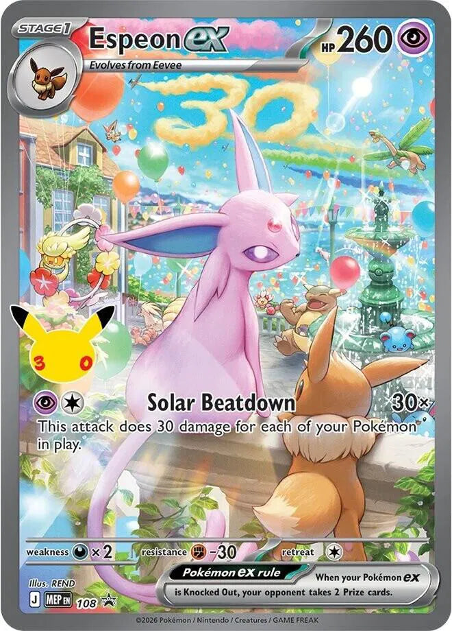 Espeon ex - 108 (30th Celebration) (Mega Evolution Promos)