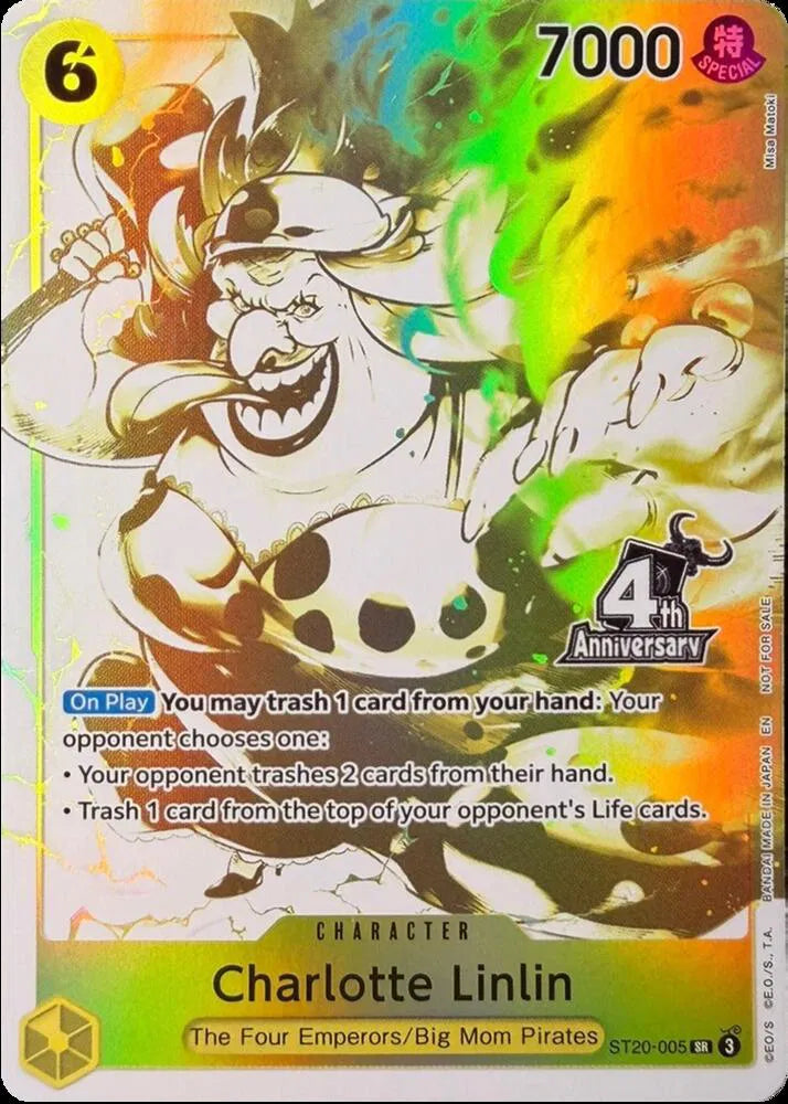Charlotte Linlin (4th Anniversary Treasure Campaign Pack) ST20-005 (One Piece Promotion Cards)