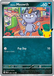 Alolan Meowth 089/128 (30th Celebration)