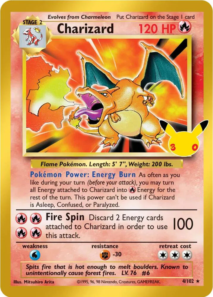 Charizard 4/102 (30th Celebration: Classic Collection)