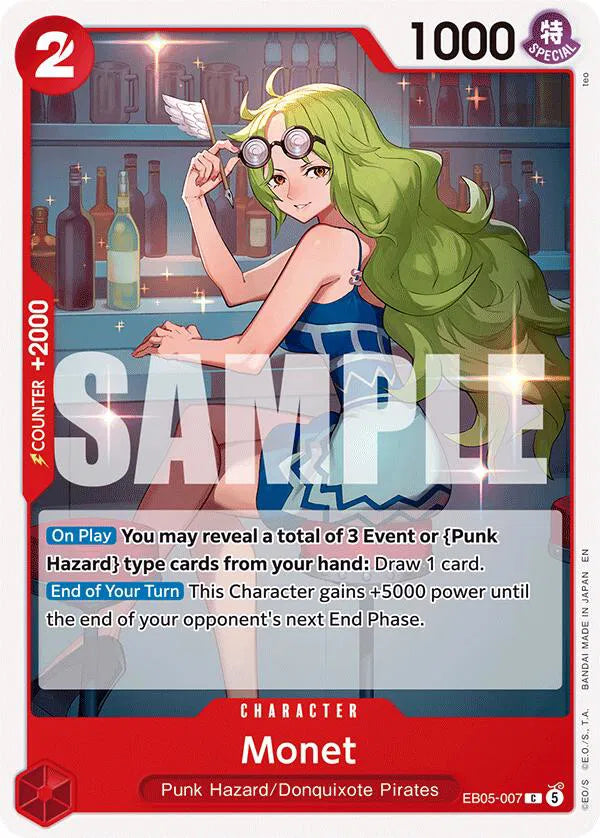 Monet EB05-007 (Extra Booster: One Piece Heroine's Edition Vol. 2)