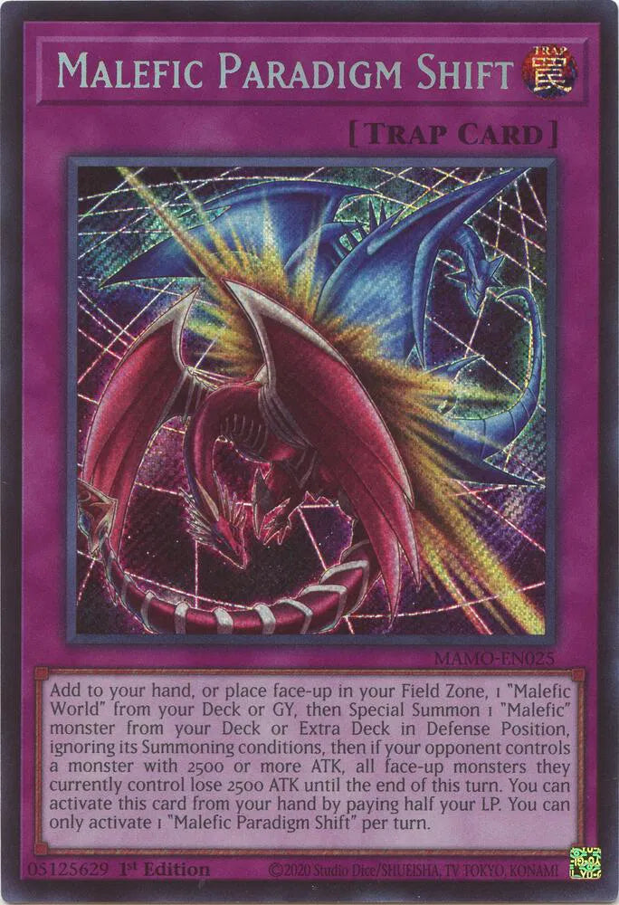 Malefic Paradigm Shift (Secret Rare) MAMO-EN025 (Magnificent Monsters)