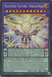 Master Spirit Tech Force - Pendulum Ruler  (Secret Rare) MAMO-EN027 (Magnificent Monsters)