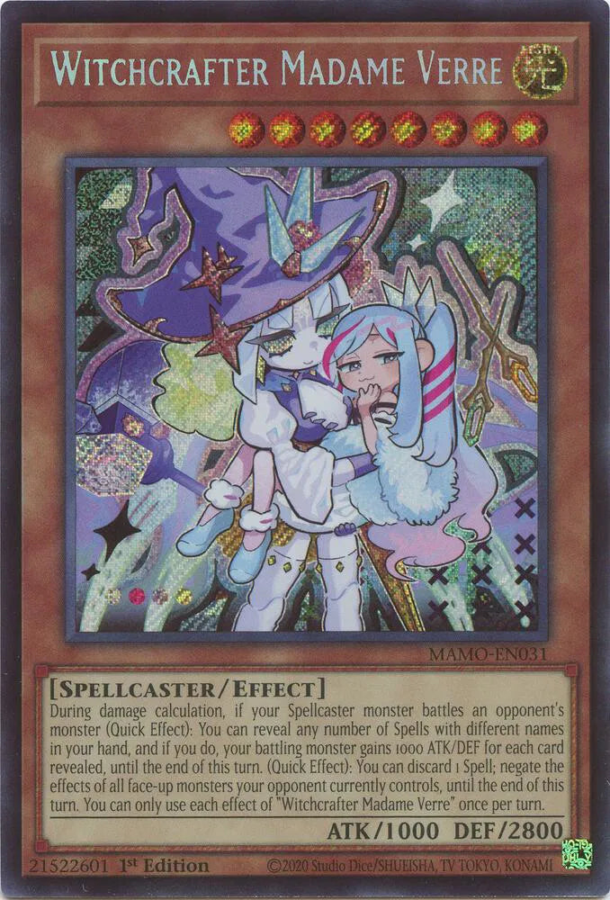 Witchcrafter Madame Verre (Secret Rare) MAMO-EN031 (Magnificent Monsters)