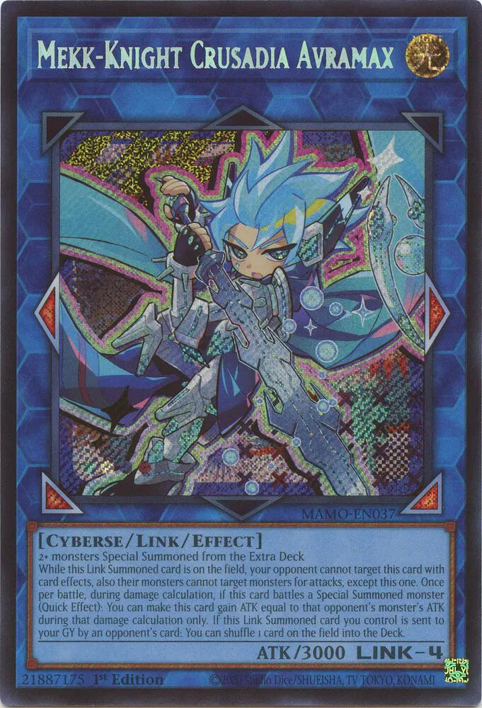 Mekk-Knight Crusadia Avramax (Secret Rare) MAMO-EN037 (Magnificent Monsters)