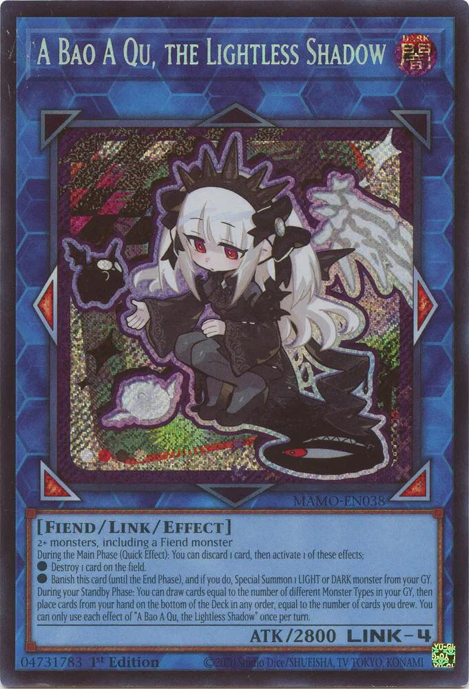A Bao A Qu, the Lightless Shadow (Secret Rare) MAMO-EN038 (Magnificent Monsters)