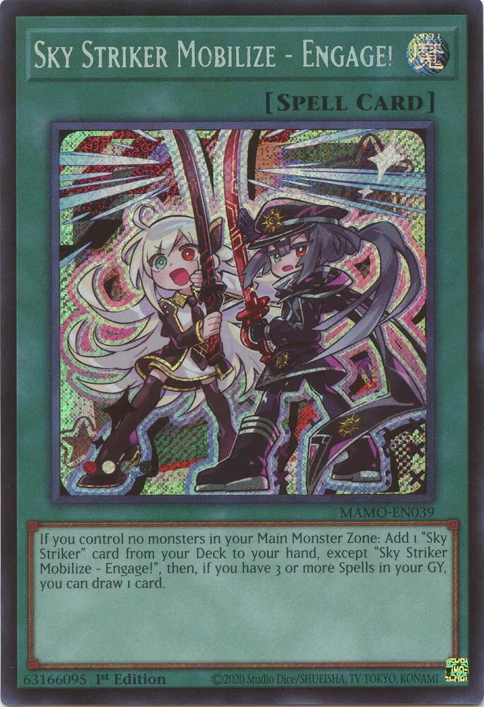 Sky Striker Mobilize - Engage! (Secret Rare) MAMO-EN039 (Magnificent Monsters)
