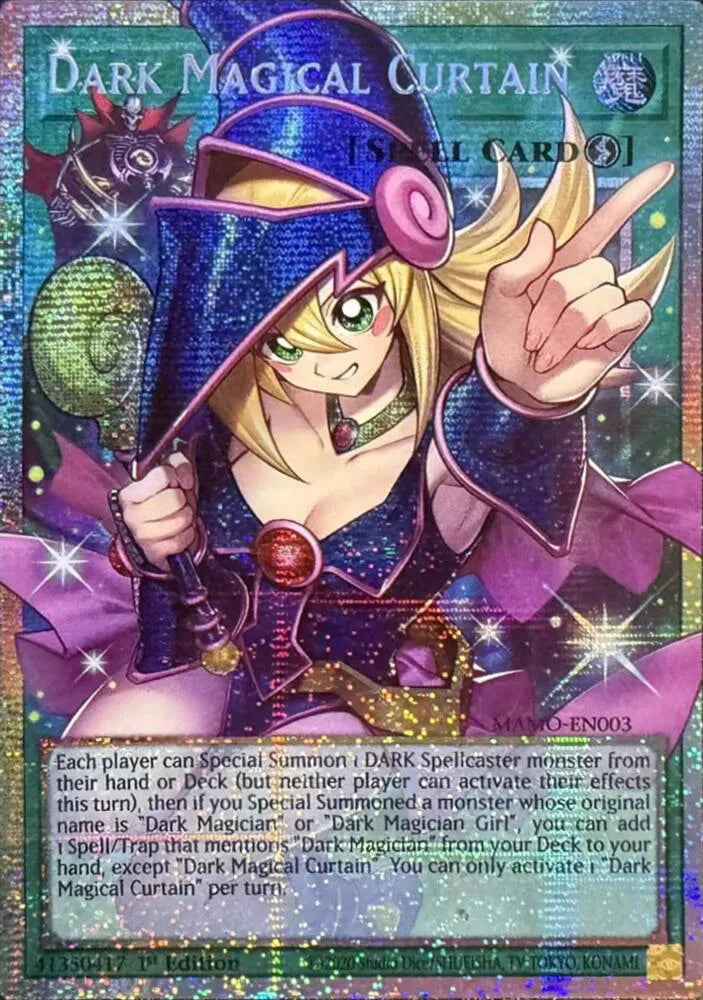 Dark Magical Curtain (Starlight Rare) (Extended Art) MAMO-EN003 (Magnificent Monsters)