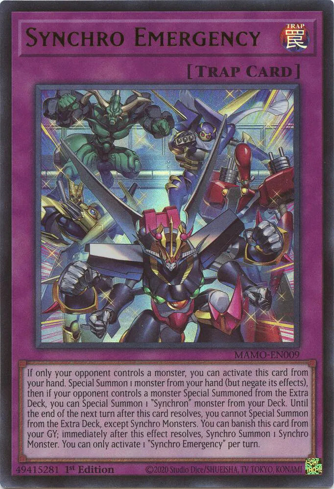 Synchro Emergency MAMO-EN009 (Magnificent Monsters)
