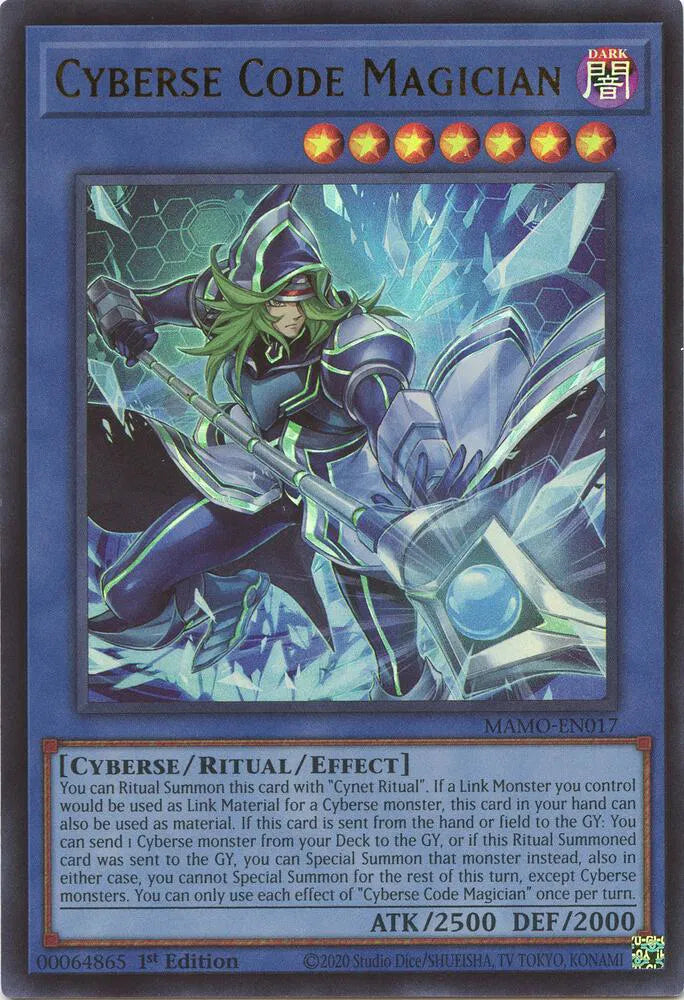 Cyberse Code Magician MAMO-EN017 (Magnificent Monsters)