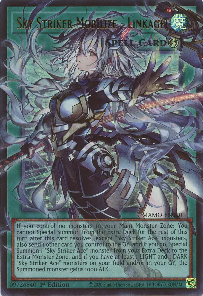 Sky Striker Mobilize - Linkage! MAMO-EN020 (Magnificent Monsters)