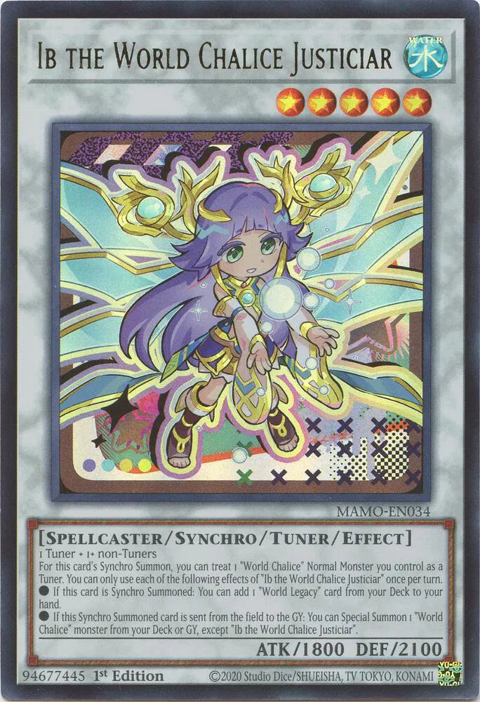Ib the World Chalice Justiciar MAMO-EN034 (Magnificent Monsters)