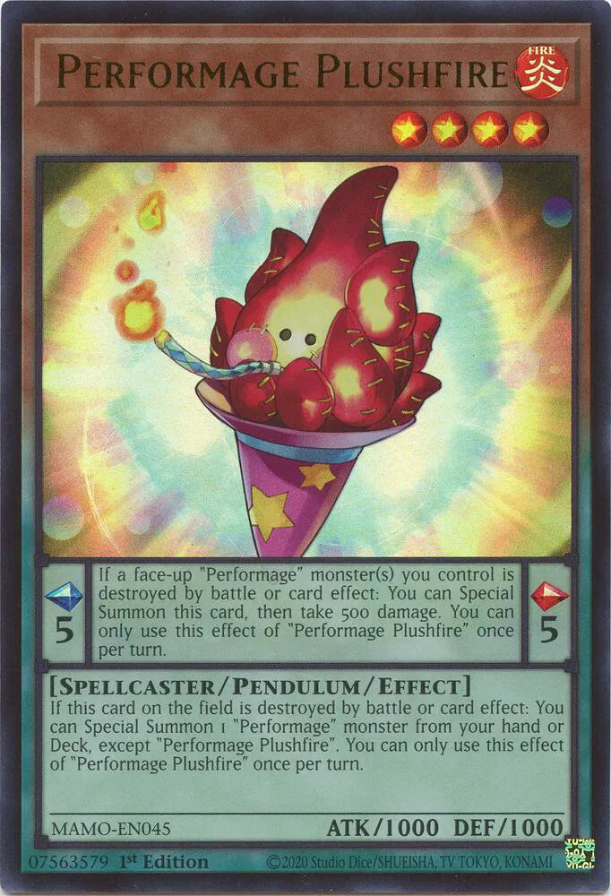 Performage Plushfire MAMO-EN045 (Magnificent Monsters)