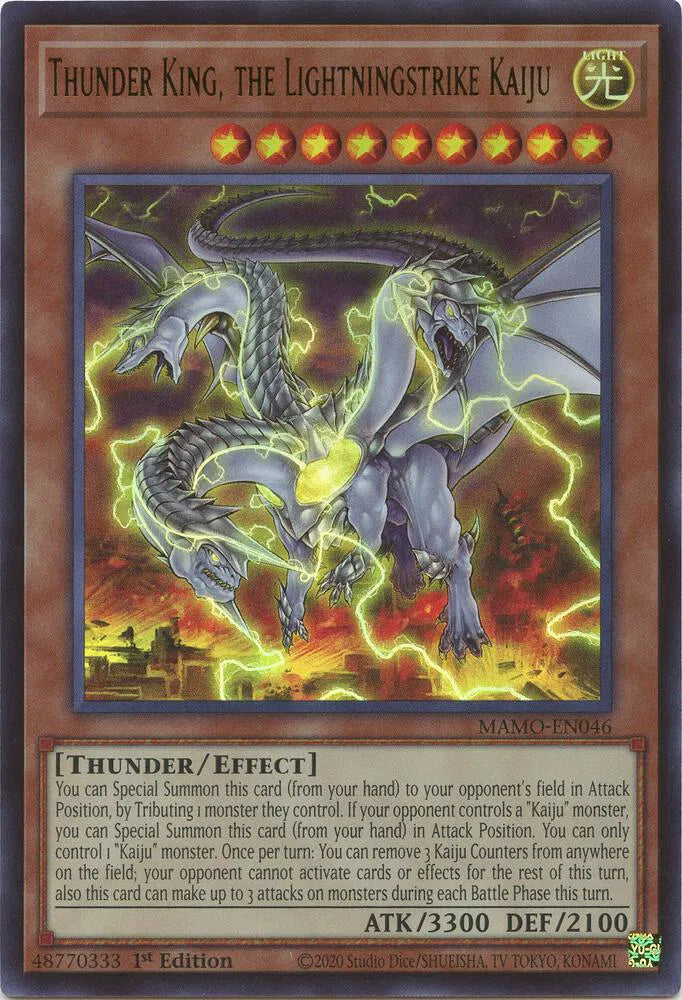 Thunder King, the Lightningstrike Kaiju MAMO-EN046 (Magnificent Monsters)