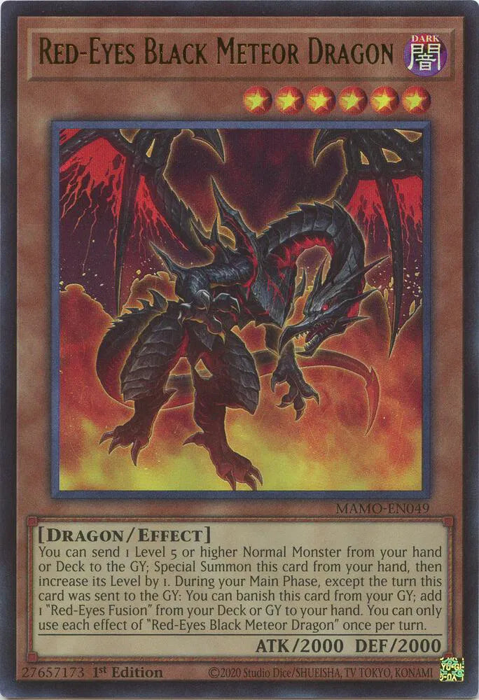 Red-Eyes Black Meteor Dragon MAMO-EN049 (Magnificent Monsters)