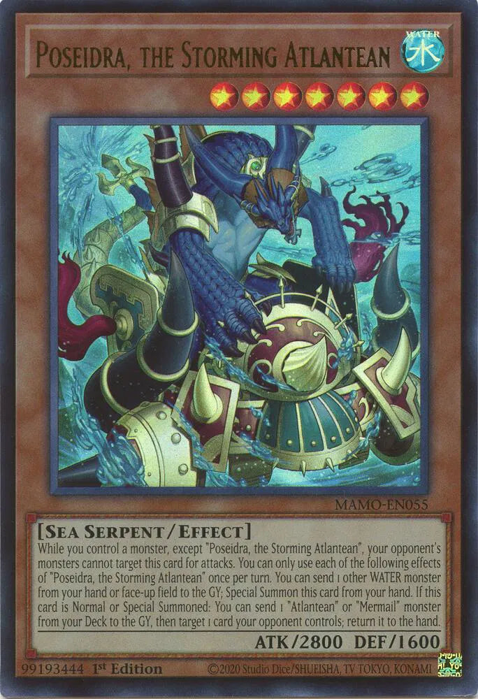 Poseidra, the Storming Atlantean MAMO-EN055 (Magnificent Monsters)