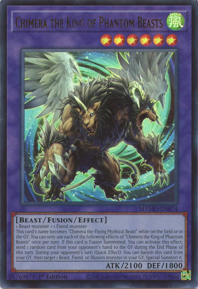 Chimera the King of Phantom Beasts MAMO-EN074 (Magnificent Monsters)