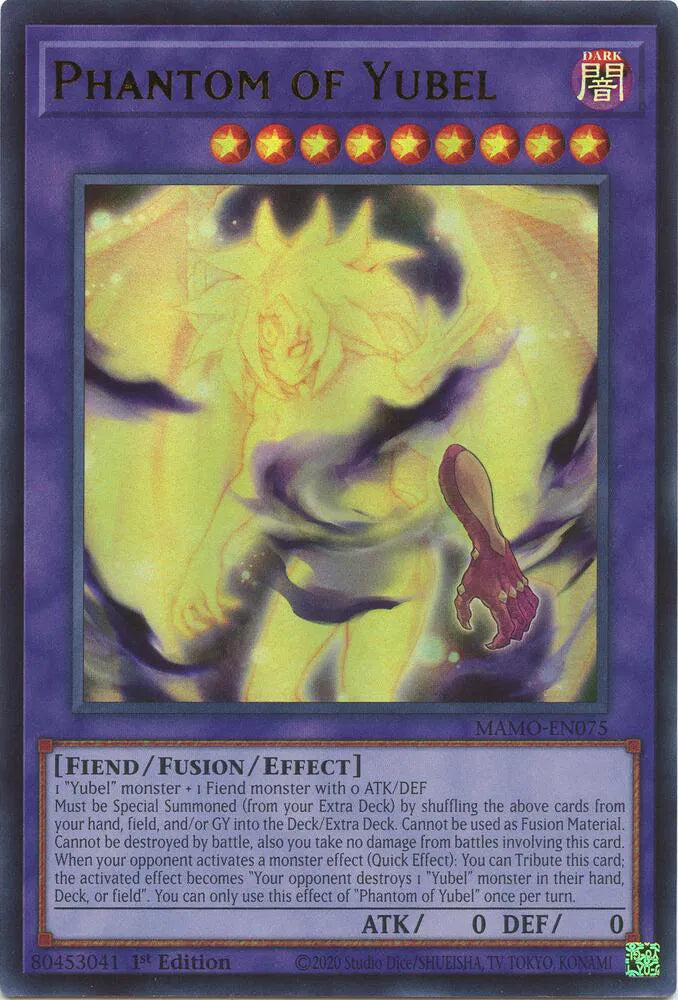 Phantom of Yubel MAMO-EN075 (Magnificent Monsters)