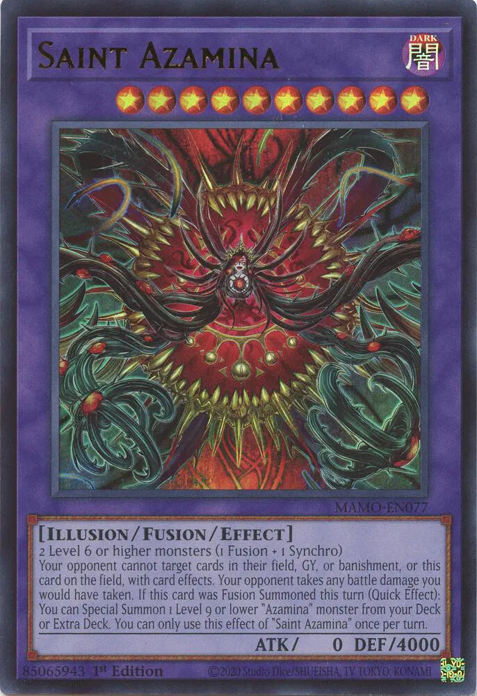 Saint Azamina MAMO-EN077 (Magnificent Monsters)