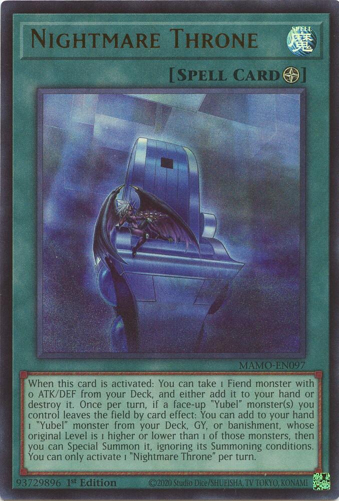 Nightmare Throne MAMO-EN097 (Magnificent Monsters)