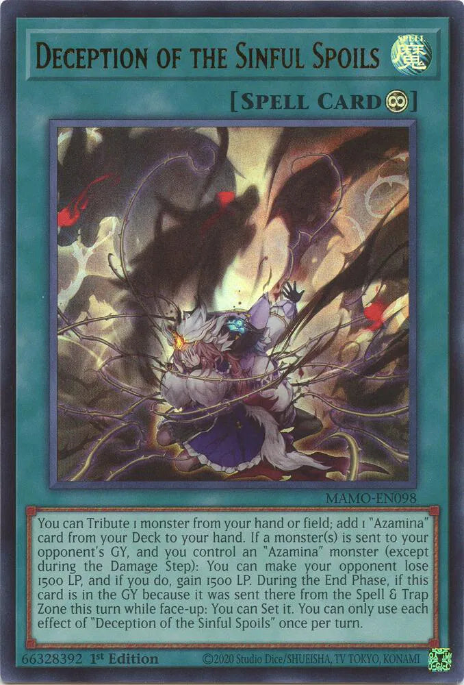 Deception of the Sinful Spoils MAMO-EN098 (Magnificent Monsters)