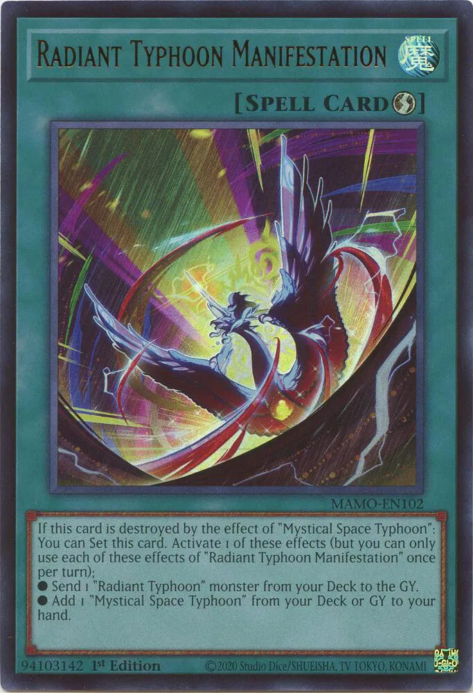 Radiant Typhoon Manifestation MAMO-EN102 (Magnificent Monsters)