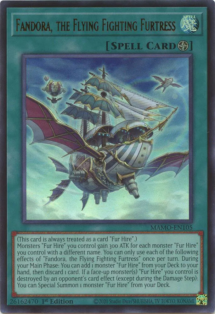 Fandora, the Flying Fighting Furtress MAMO-EN105 (Magnificent Monsters)